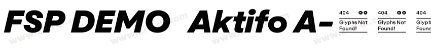 FSP DEMO   Aktifo A字体转换